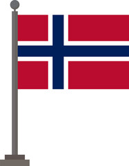 Obraz premium norway flag 