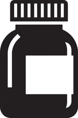 40 Medicine Bottle Icon Silhouette Bundle