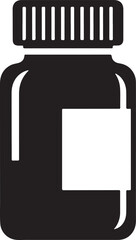 40 Medicine Bottle Icon Silhouette Bundle
