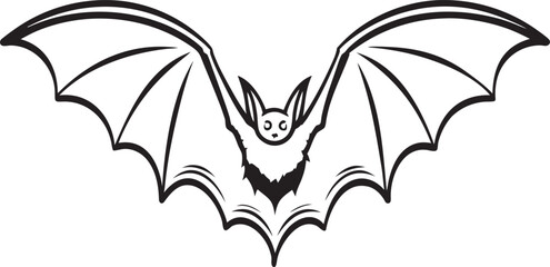 bat with wings