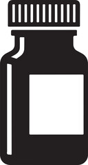 40 Medicine Bottle Icon Silhouette Bundle