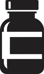 40 Medicine Bottle Icon Silhouette Bundle