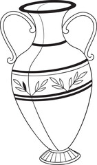 sketch of vase