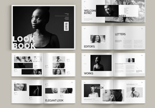 Minimal Lookbook Landscape Layout