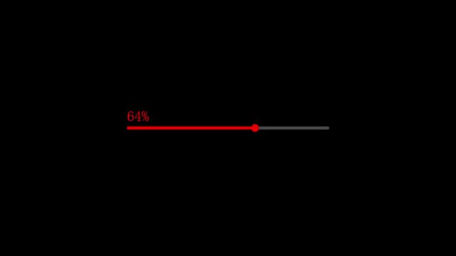 Simple UI progress indicator with percentage display for application loading states