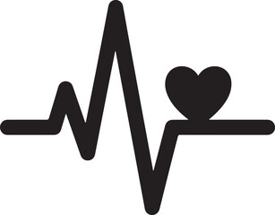 40 Heartbeat Line SVG Bundle Medical Pulse Icon Set