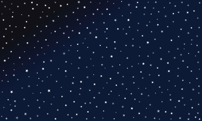 Dark Navy Galaxy Star Pattern