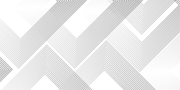 Geometric diagonal oblique vector curve gradient black and white graphic stripe line. Repeated fine diagonal lines Thin slash line stripes diagonal vector elegant background
