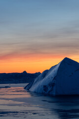 Sunset in January Sermermiut. Ilulissat. © Nikki Markussen 