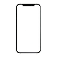 Smartphone outline isolated on transparent background