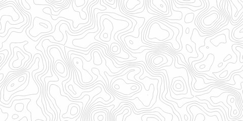 Minimal topography map area vector topo paper lines. Topographic contour lines grid map pattern design. Geographic mountain relief. Contour maps. Topo contour paper map design. © MdLothfor