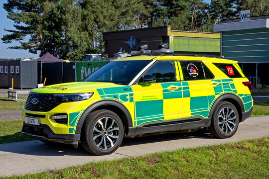 Ford Explorer Hybrid Ambulance of the Militair Hospitaal Koningin Astrid Brussel.