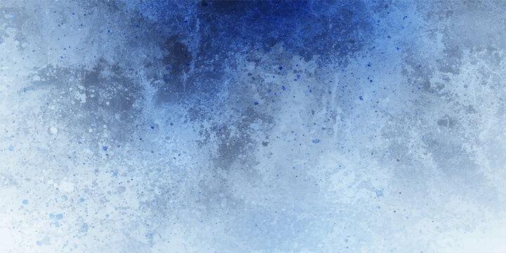 Frozen blue water drops on a window and wall surface create a cold winter texture with liquid splashes, foam bubbles, and a grunge nature pattern for a decorative backdrop wallpaper