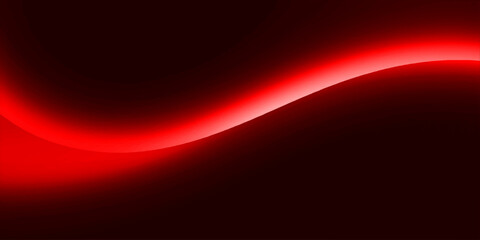A vibrant abstract wallpaper featuring bright red waves and glowing energy patterns with dark texture and light flare illustration © hossain