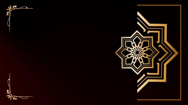 Soft Motion Leaf of Continuum Gold Ramadan Video
