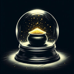 Gold Falling Where Time Stopped