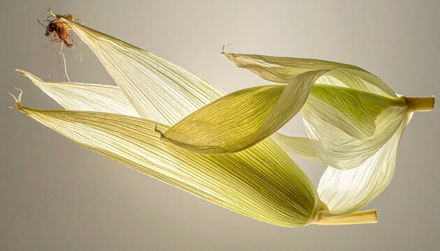 Close-up of a sorghum seed head with translucent glumes.