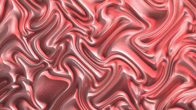 Abstract swirling patterns in soft red and pink hues creating a fluid appearance