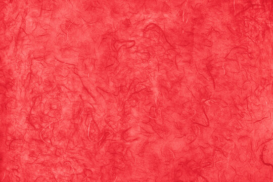 Bright Red Translucent Paper Background