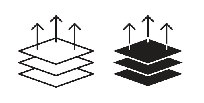 Breathable icon Thin Collection. Editable Stroke. Suitable for Websites