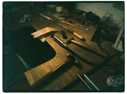 Working Table Of A Jeweler