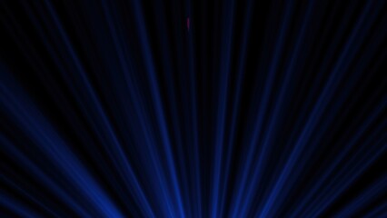 Obraz premium Abstract blue light rays on dark background creating dynamic effect