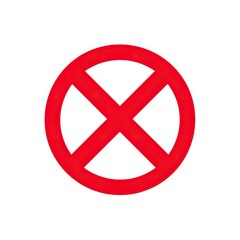 Obraz premium A vibrant red 