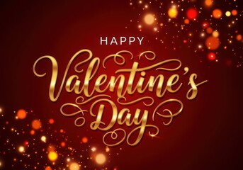 Fototapeta premium Happy valentine's day