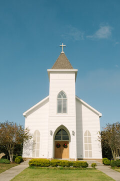 Quaint Chapel Church Building in Pass Christian, Mississippi