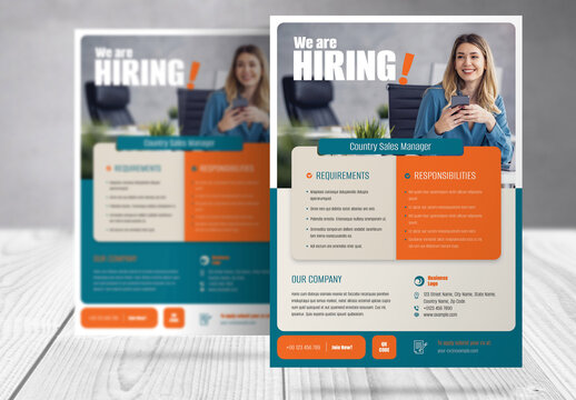 Employee Recruitment Flyer Template 