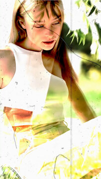 Vertical Film Burn Transitions 07