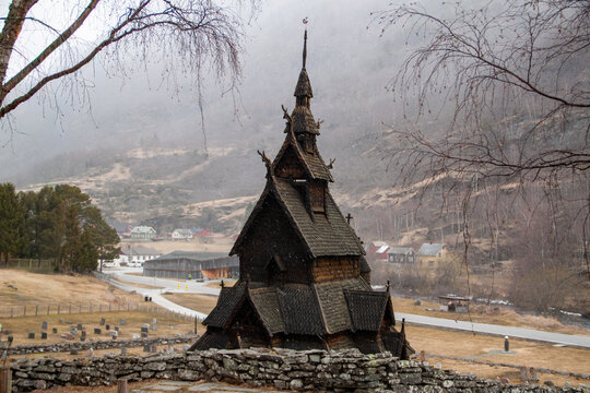 Ringebu Stabkirche im Gudbrandsdalen-Tal
