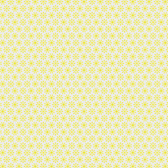 Seamless yellow sunburst floral pattern on a soft neutral background. Minimal and cheerful design perfect for summer textiles, wallpapers, stationery, and modern decor.
