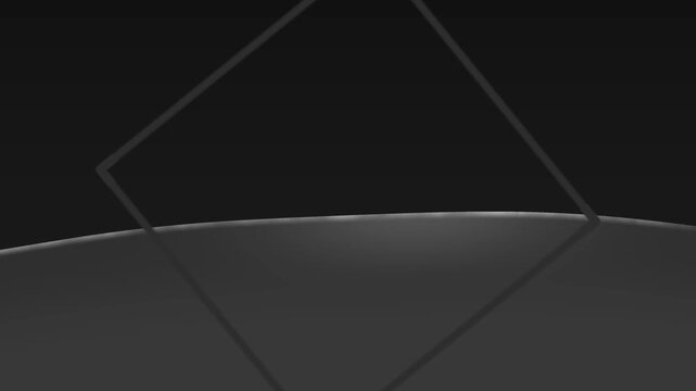 Abstract composition with a dark gradient surface, a diamond-like outline, and subtle texture