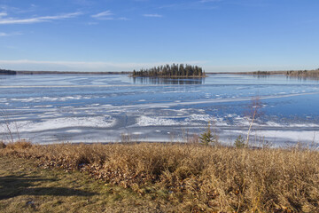 Astotin Lake in the Late Fall