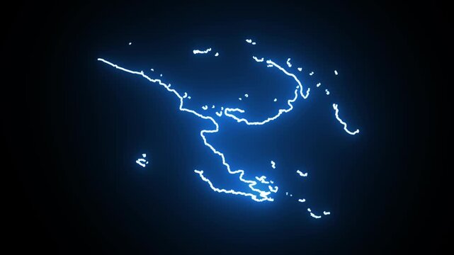 Europe Map Animation 4K | Futuristic Neon Glow European Countries Map | Cinematic Motion Graphics