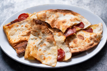 italian flatbread piadina street food