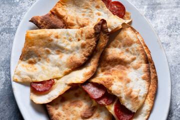 italian flatbread piadina street food