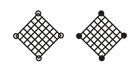 Mosquito net icon. Outline and flat icons collection. EPS10 © Joss