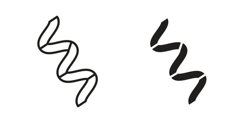 Obraz premium Protein icon. Outline and flat icons collection. EPS10