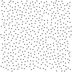 Seamless Minimalist Black Polka Dot Pattern on White Background, EPS10 Vector for Textile Print, Wrapping Paper, Wallpaper, and Modern Graphic Design Projects. © abdurrahimsofikul