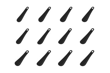 Obraz premium Vector generation icon shoe solid black simple design form balanced image rounded