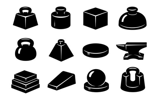 Image strong holder symbol icon paper generation weight concept solid simple force
