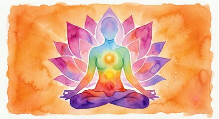 Armonia di mente e corpo: pratica yoga e pace interiore dipinta