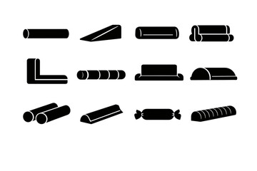 Abstract home geometry simple minimal icon filled clean barrier vector generation image