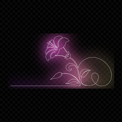 Simple Flower Design Element