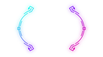 neon art bracket