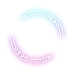 Obraz premium tech circle panel