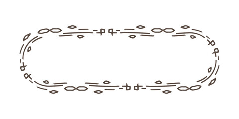 Obraz premium hand drawn tag