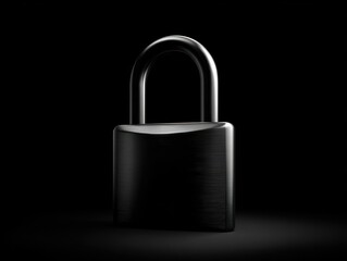 Fototapeta premium lock 2d icon isolated on a transparent background ar 43